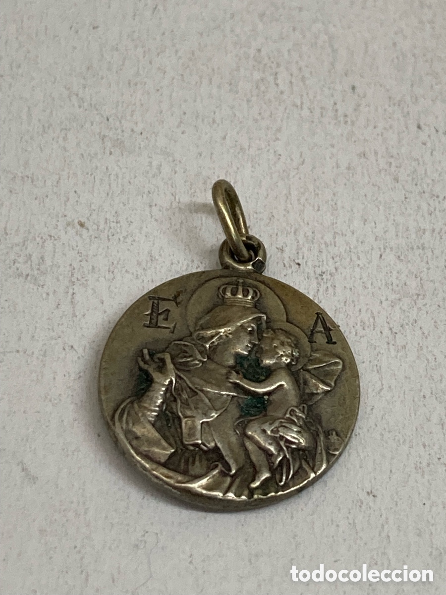 Antig&uuml;edades: Medalla de plata religiosa C540 - Foto 2