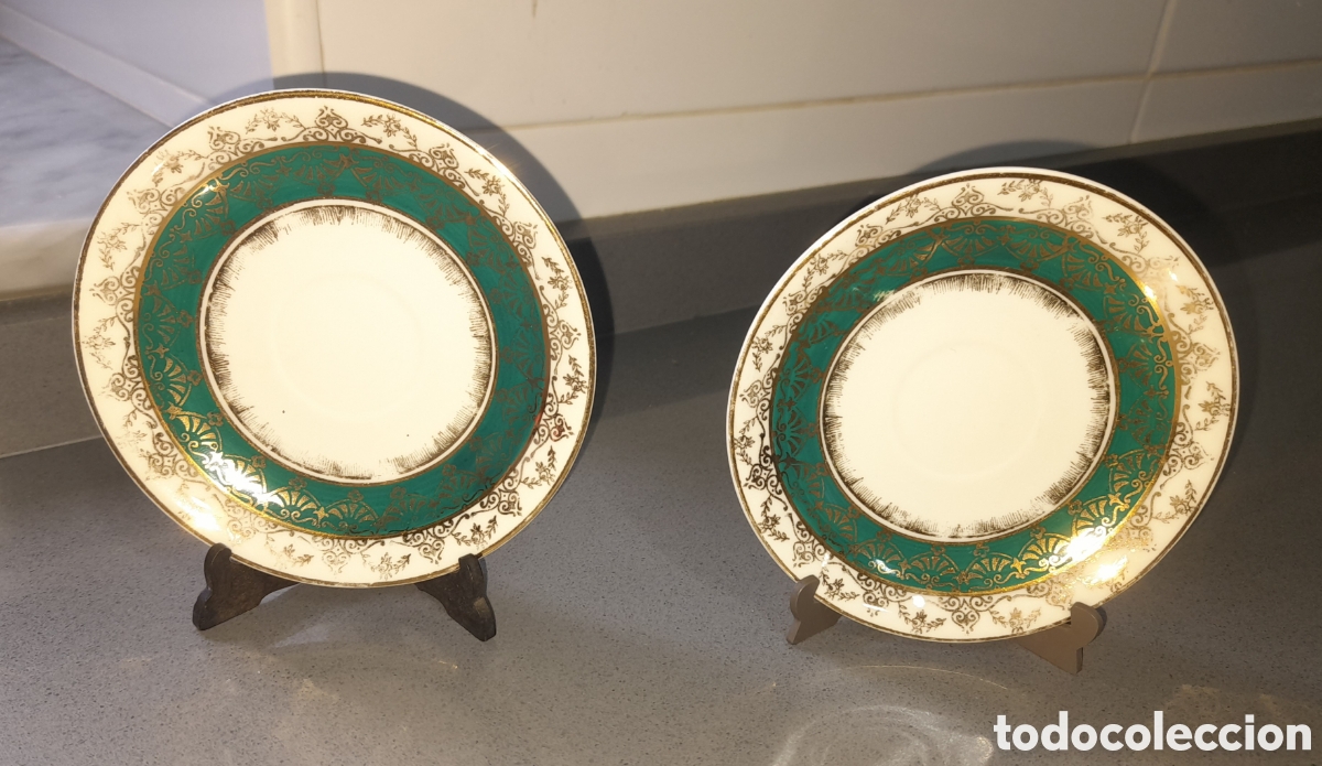 Antig&uuml;edades: Platos Art D&eacute;co pareja - Foto 4
