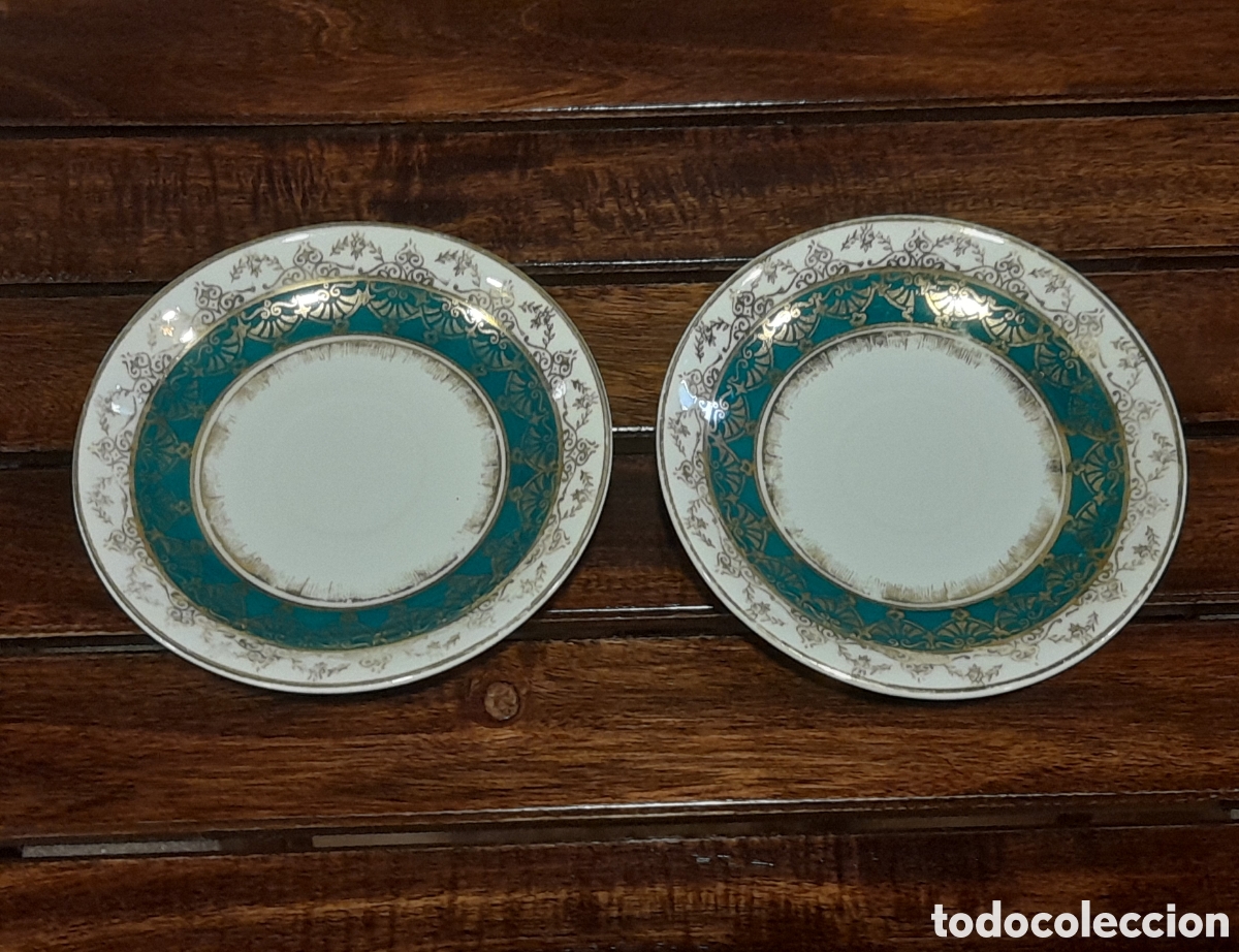 Antig&uuml;edades: Platos Art D&eacute;co pareja - Foto 1