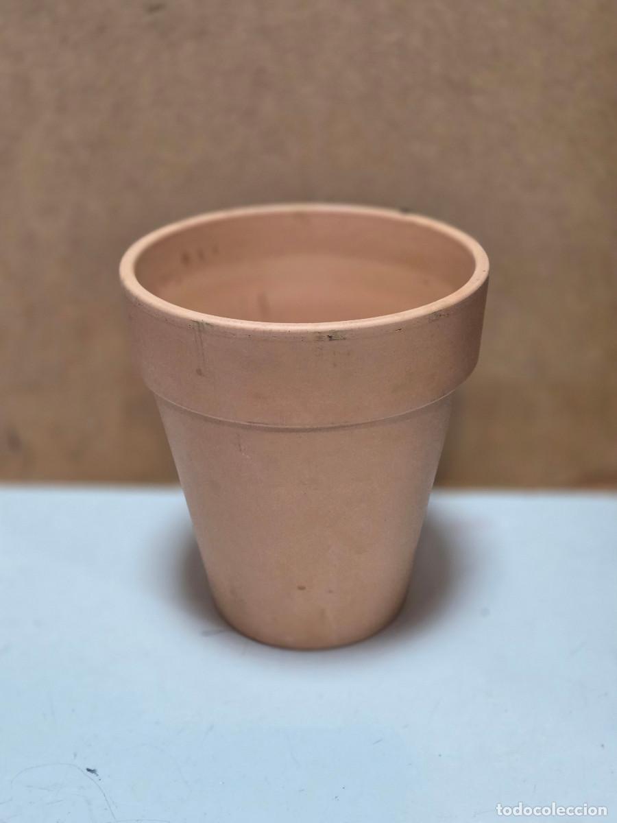 Antig&uuml;edades: maceta de ceramica vintage - Foto 1