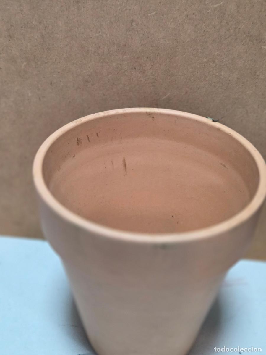 Antig&uuml;edades: maceta de ceramica vintage - Foto 2