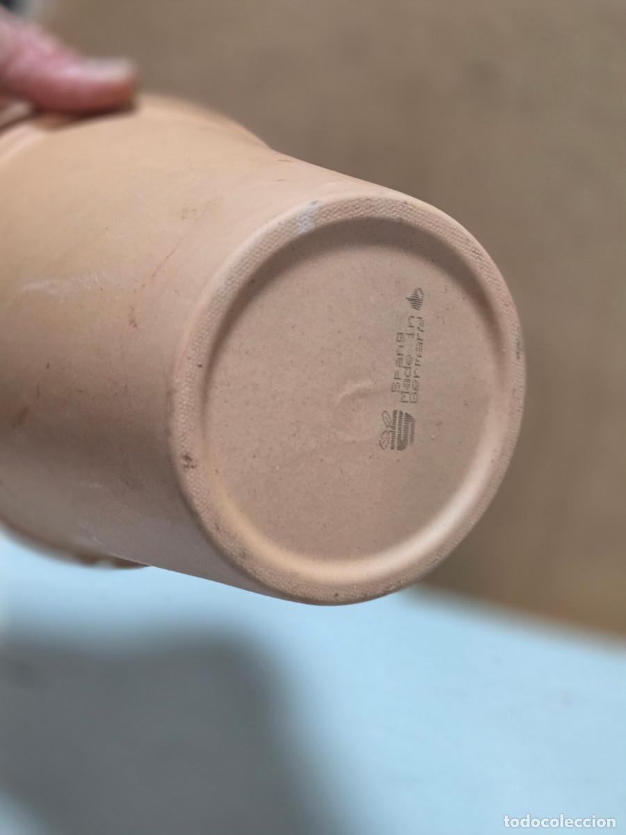 Antig&uuml;edades: maceta de ceramica vintage - Foto 3