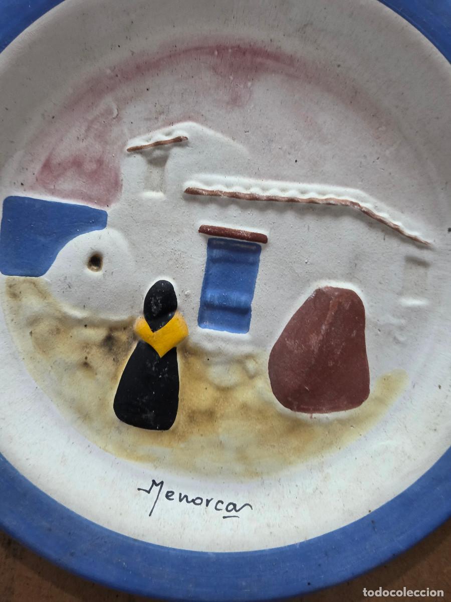 Antig&uuml;edades: plato recuerdo de menorca - Foto 2