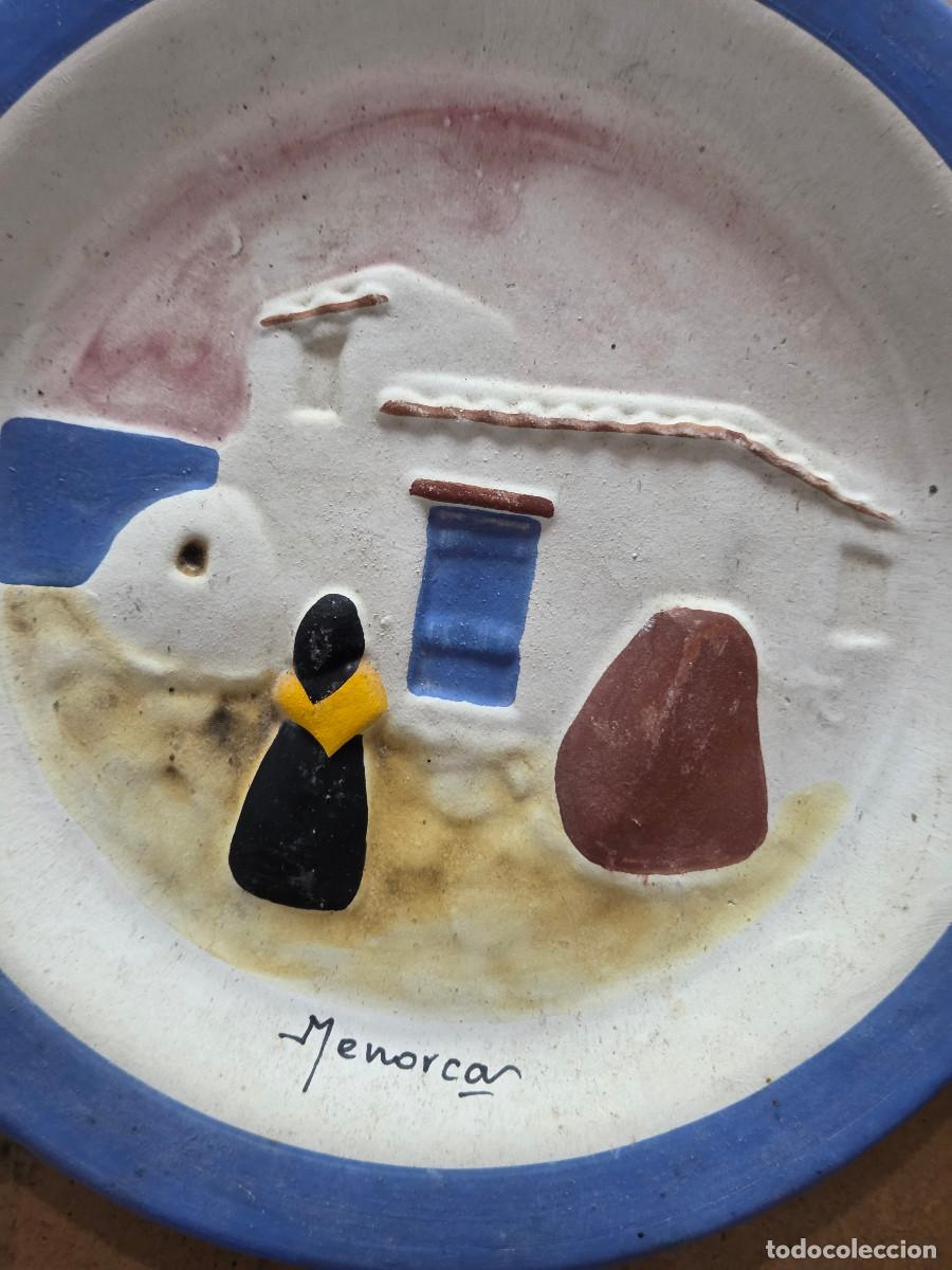 Antig&uuml;edades: plato recuerdo de menorca - Foto 3