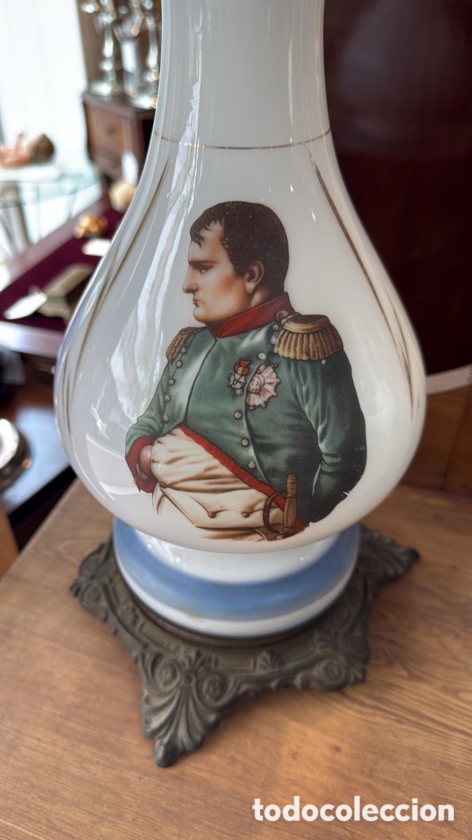 Antig&uuml;edades: QUINQU&Eacute; NAPOLE&Oacute;N OPALINA - Foto 2