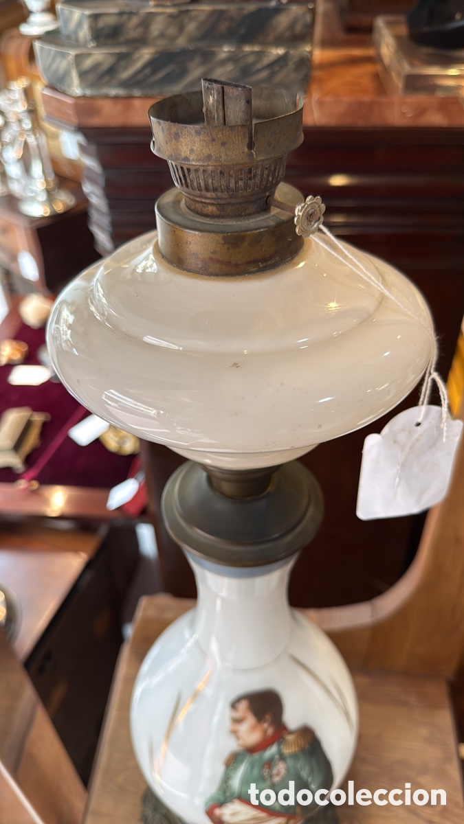 Antig&uuml;edades: QUINQU&Eacute; NAPOLE&Oacute;N OPALINA - Foto 3