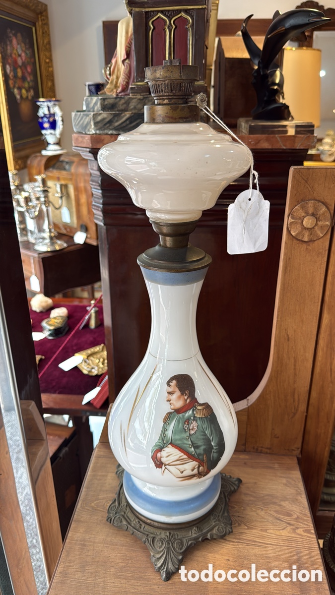 Antig&uuml;edades: QUINQU&Eacute; NAPOLE&Oacute;N OPALINA - Foto 1
