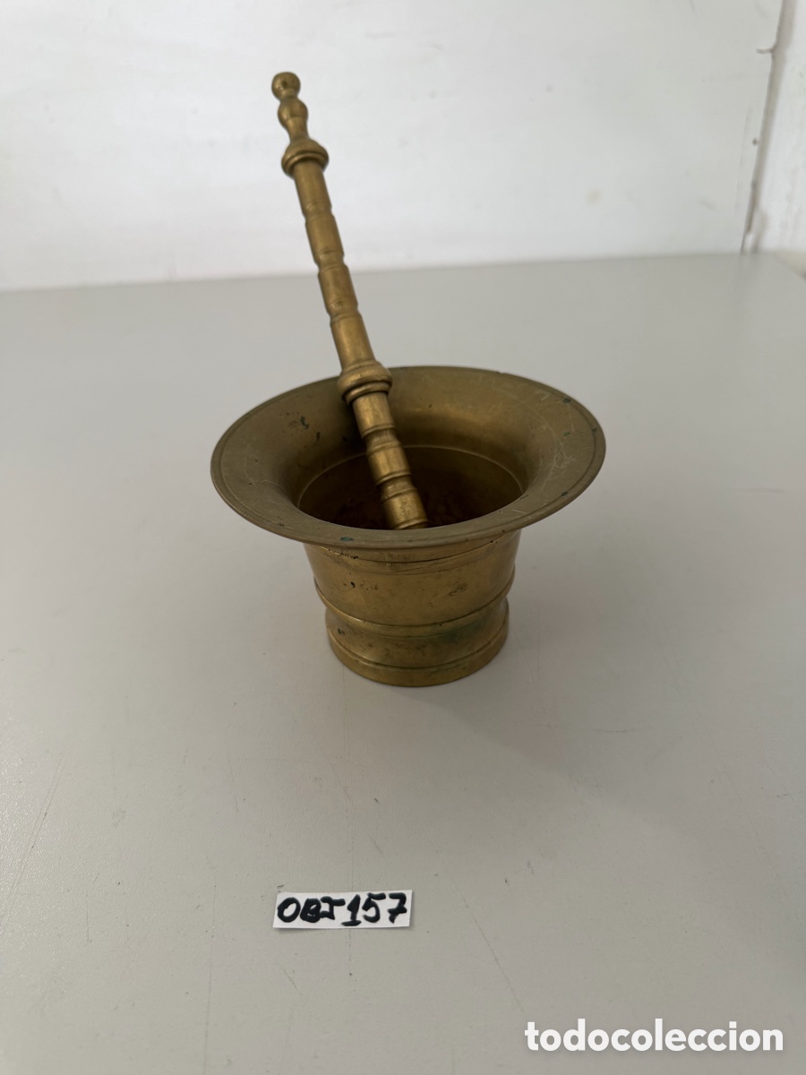 Antig&uuml;edades: Antiguo almirez siglo XIX - Foto 1