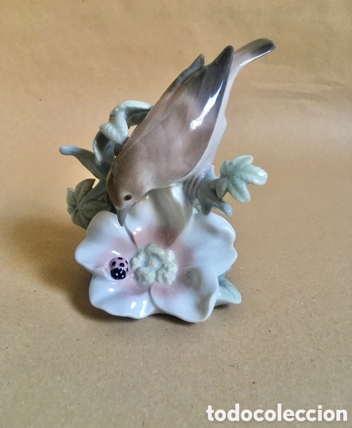 Antig&uuml;edades: P&aacute;jaro Porcelana Lladr&oacute; - Foto 1