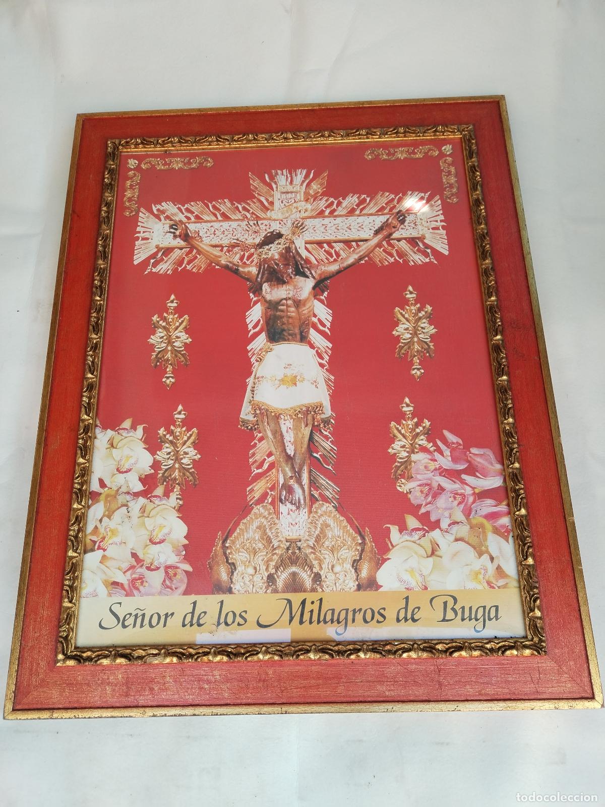 Antig&uuml;edades: cuadro se&ntilde;or de los milagros de buga - Foto 4