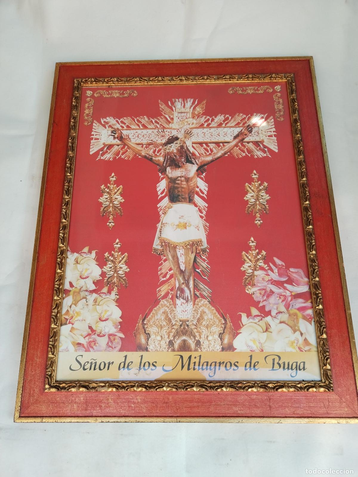 Antig&uuml;edades: cuadro se&ntilde;or de los milagros de buga - Foto 5