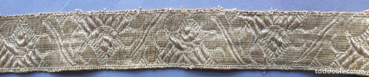 Oggetti Antichi: ANTIGUO AGREMAN - GAL&Oacute;N MET&Aacute;LICO PLATA S.XIX