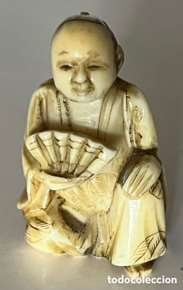 Antig&uuml;edades: Antiguo Netsuke 江戸幕府 - Foto 1