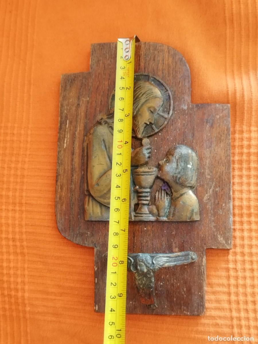 Antig&uuml;edades: Antigua benditera con falta. Religiosa - Foto 9
