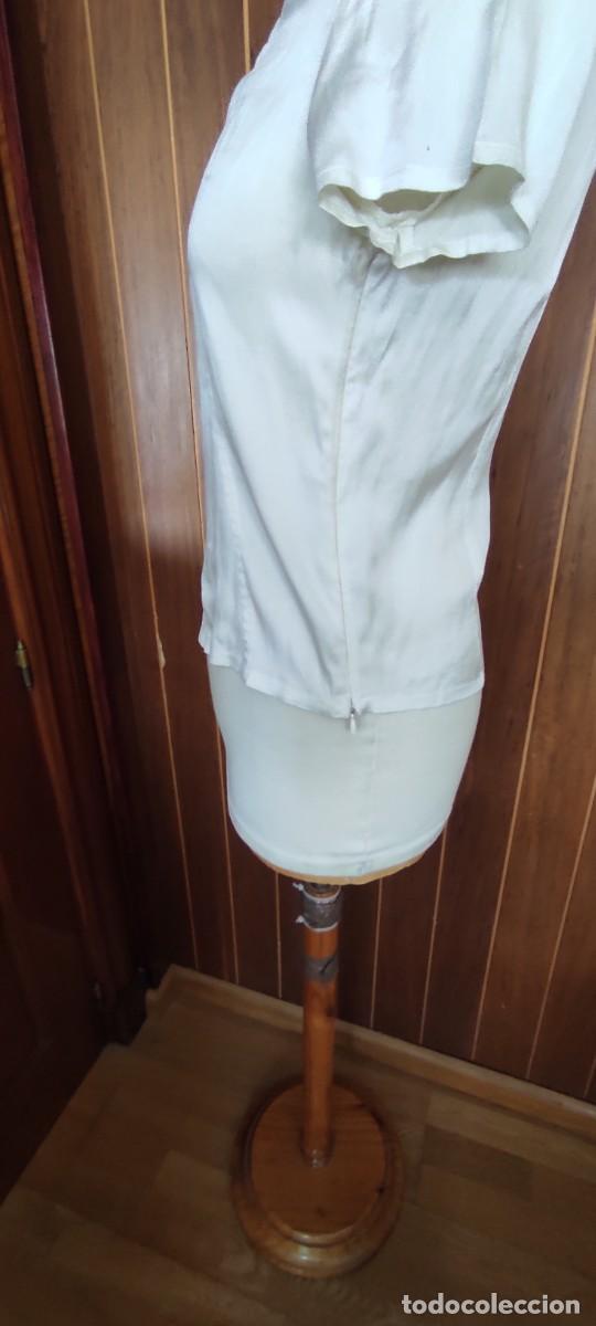 Antig&uuml;edades: CAMISA TOP BLANCA. SINTESIS - Foto 4