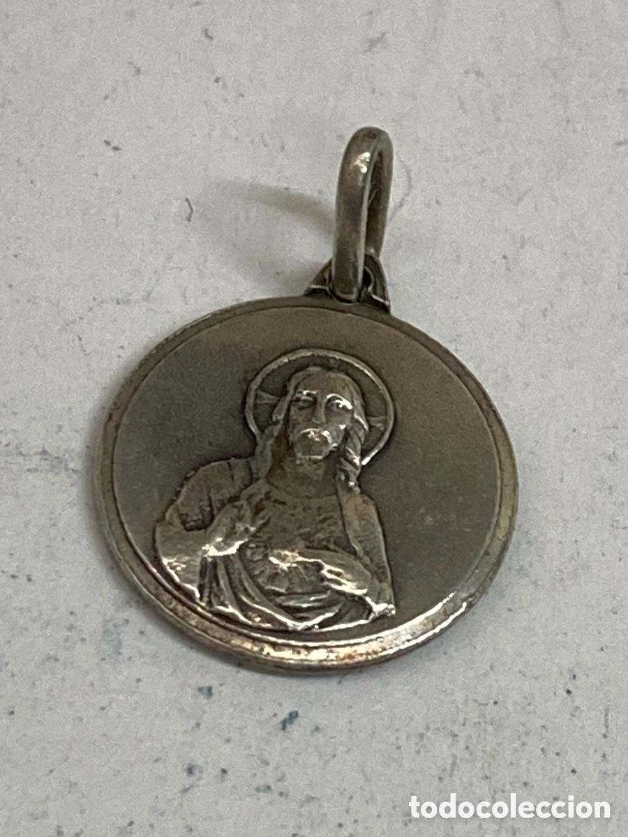 Antig&uuml;edades: Medalla de plata religiosa C541 - Foto 2