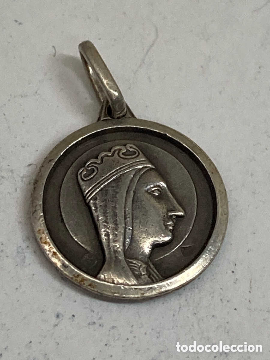 Antig&uuml;edades: Medalla de plata religiosa C541 - Foto 1