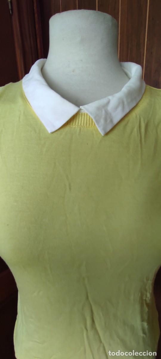Antig&uuml;edades: JERSEY SIN MANGAS AMARILLO. TALLA L. MASSIMO DUTTI - Foto 2
