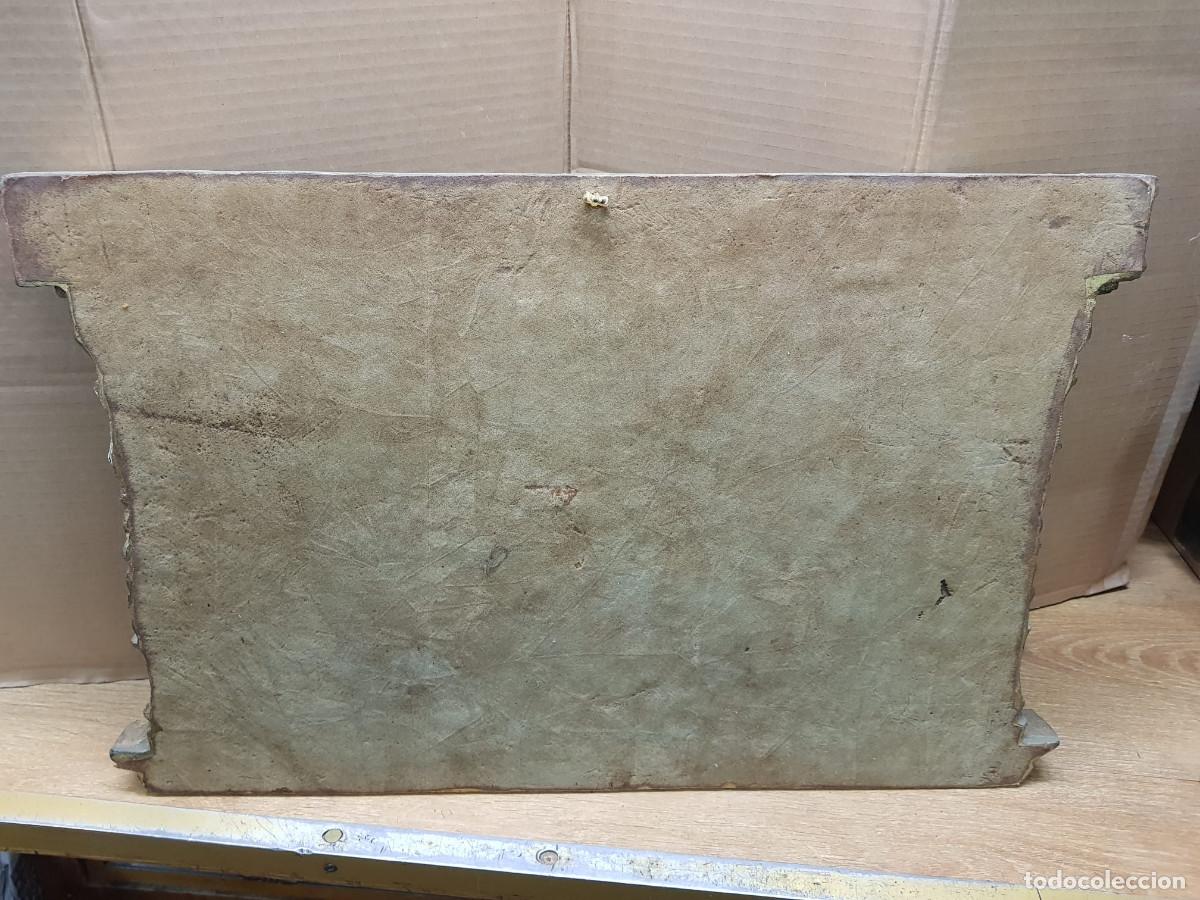 Antig&uuml;edades: ANTIGUO TRIPTICO DE MADELA CON PAN DE ORO - Foto 5