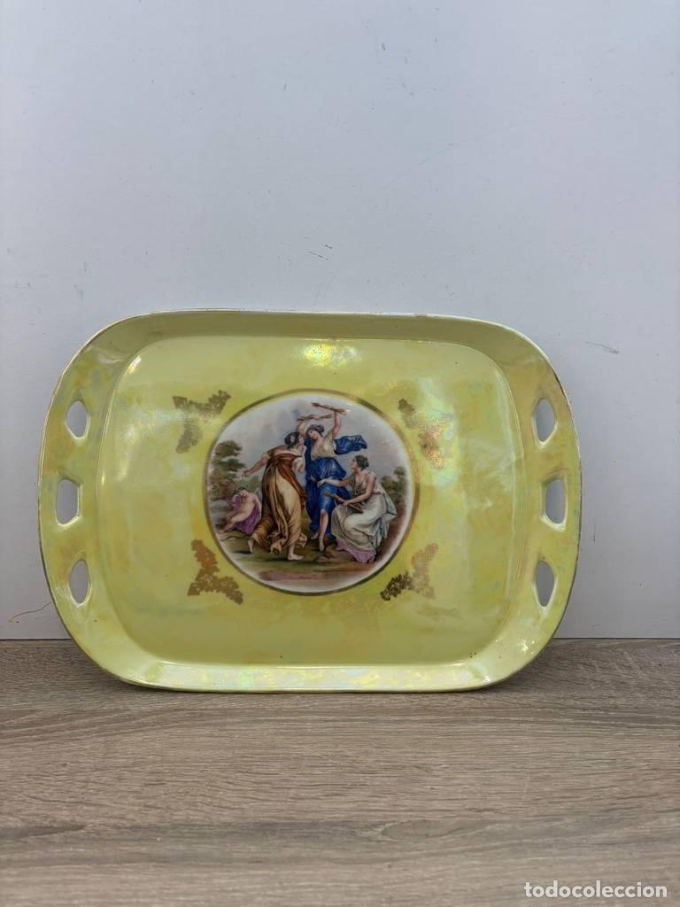 Antig&uuml;edades: BANDEJA DE PORCELANA - Foto 2