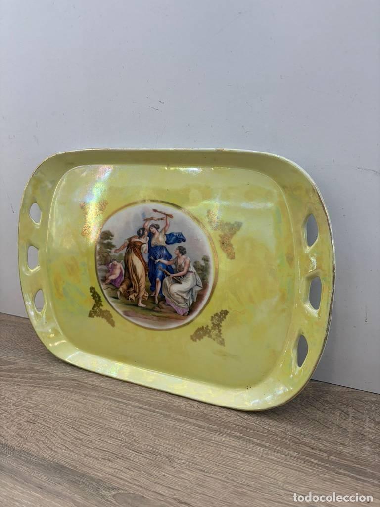 Antig&uuml;edades: BANDEJA DE PORCELANA - Foto 3