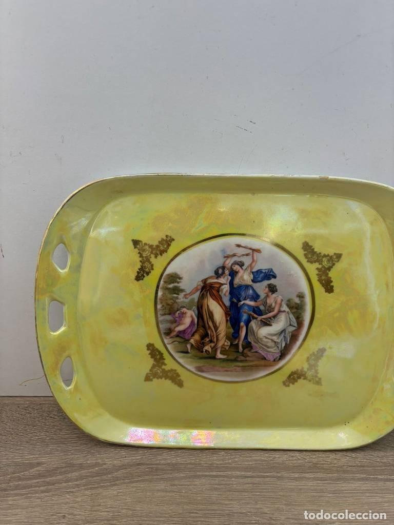 Antig&uuml;edades: BANDEJA DE PORCELANA - Foto 4