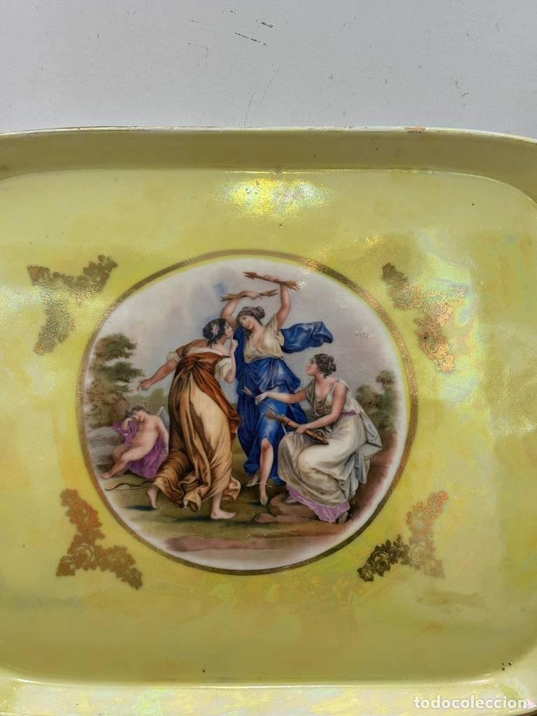 Antig&uuml;edades: BANDEJA DE PORCELANA - Foto 5