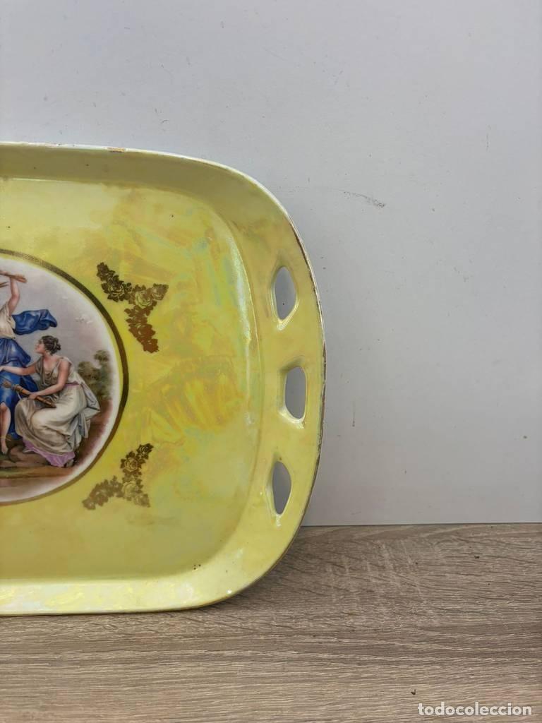 Antig&uuml;edades: BANDEJA DE PORCELANA - Foto 6