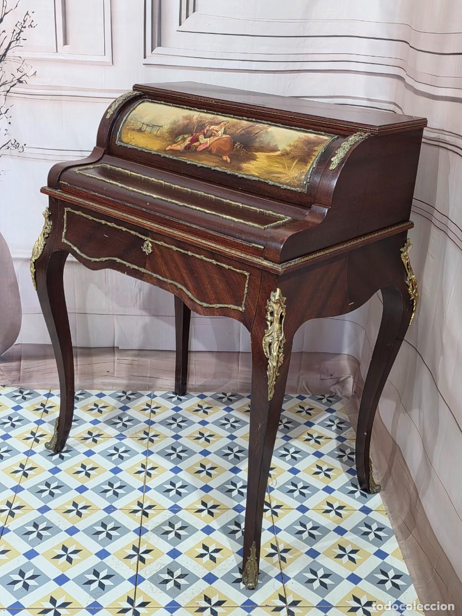 Antig&uuml;edades: Escritorio de se&ntilde;ora estilo Luis XV - Foto 3