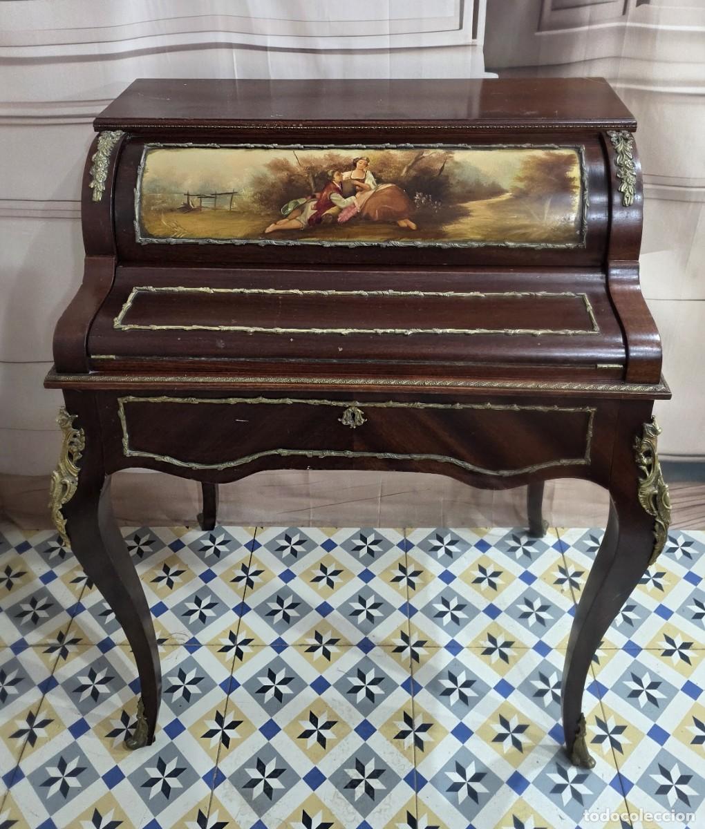Antig&uuml;edades: Escritorio de se&ntilde;ora estilo Luis XV - Foto 4