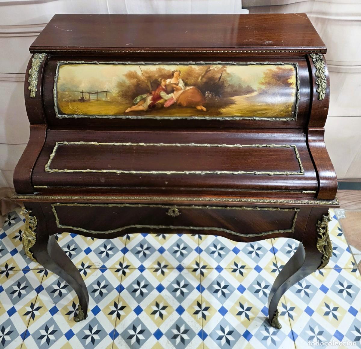 Antig&uuml;edades: Escritorio de se&ntilde;ora estilo Luis XV - Foto 5