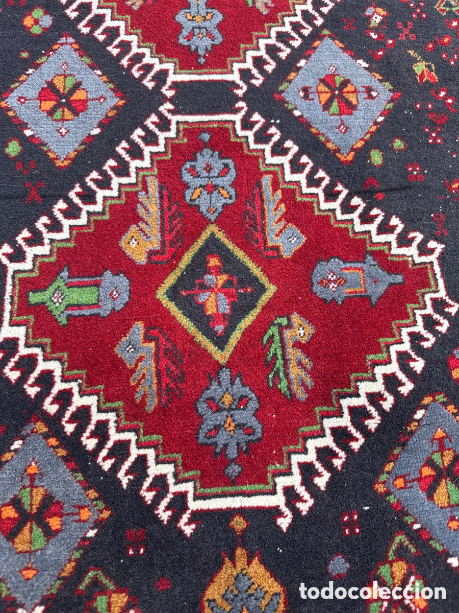 Antig&uuml;edades: Ref.2- ALFOMBRA PERSA DE LANA Y ALGOD&Oacute;N. ULTIMO CUARTO DEL SIGLO XX - Foto 3