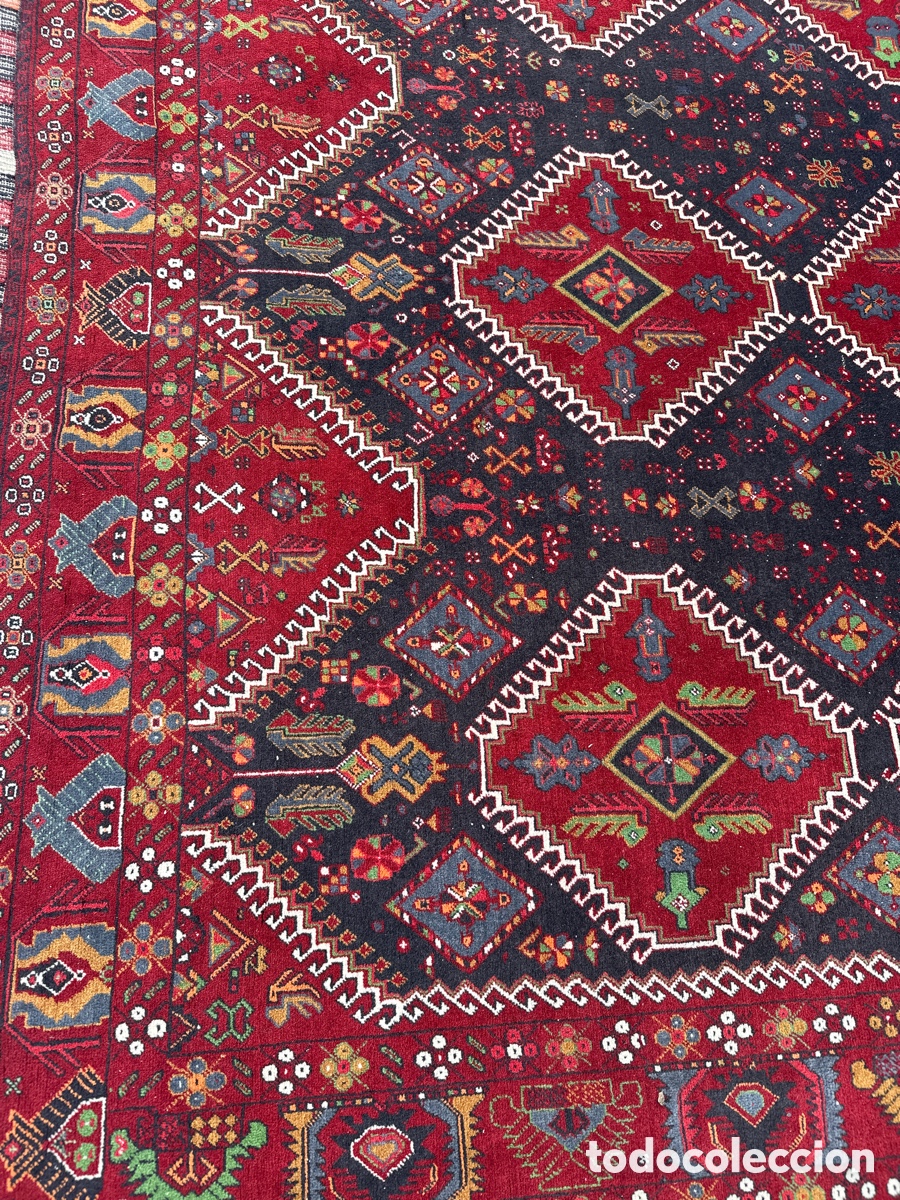 Antig&uuml;edades: Ref.2- ALFOMBRA PERSA DE LANA Y ALGOD&Oacute;N. ULTIMO CUARTO DEL SIGLO XX - Foto 6