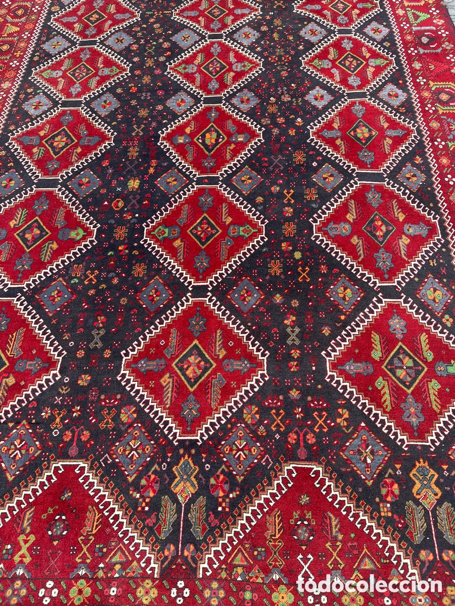 Antig&uuml;edades: Ref.2- ALFOMBRA PERSA DE LANA Y ALGOD&Oacute;N. ULTIMO CUARTO DEL SIGLO XX - Foto 7