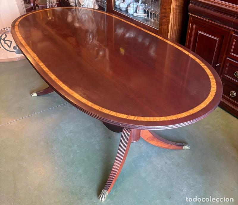 Antig&uuml;edades: Mesa Oval de Comedor - Foto 3