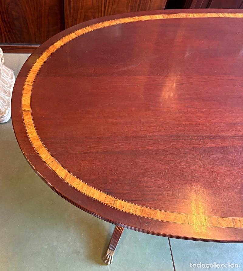 Antig&uuml;edades: Mesa Oval de Comedor - Foto 4