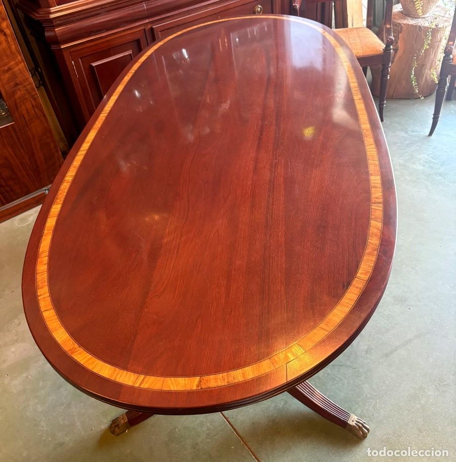 Antig&uuml;edades: Mesa Oval de Comedor - Foto 7