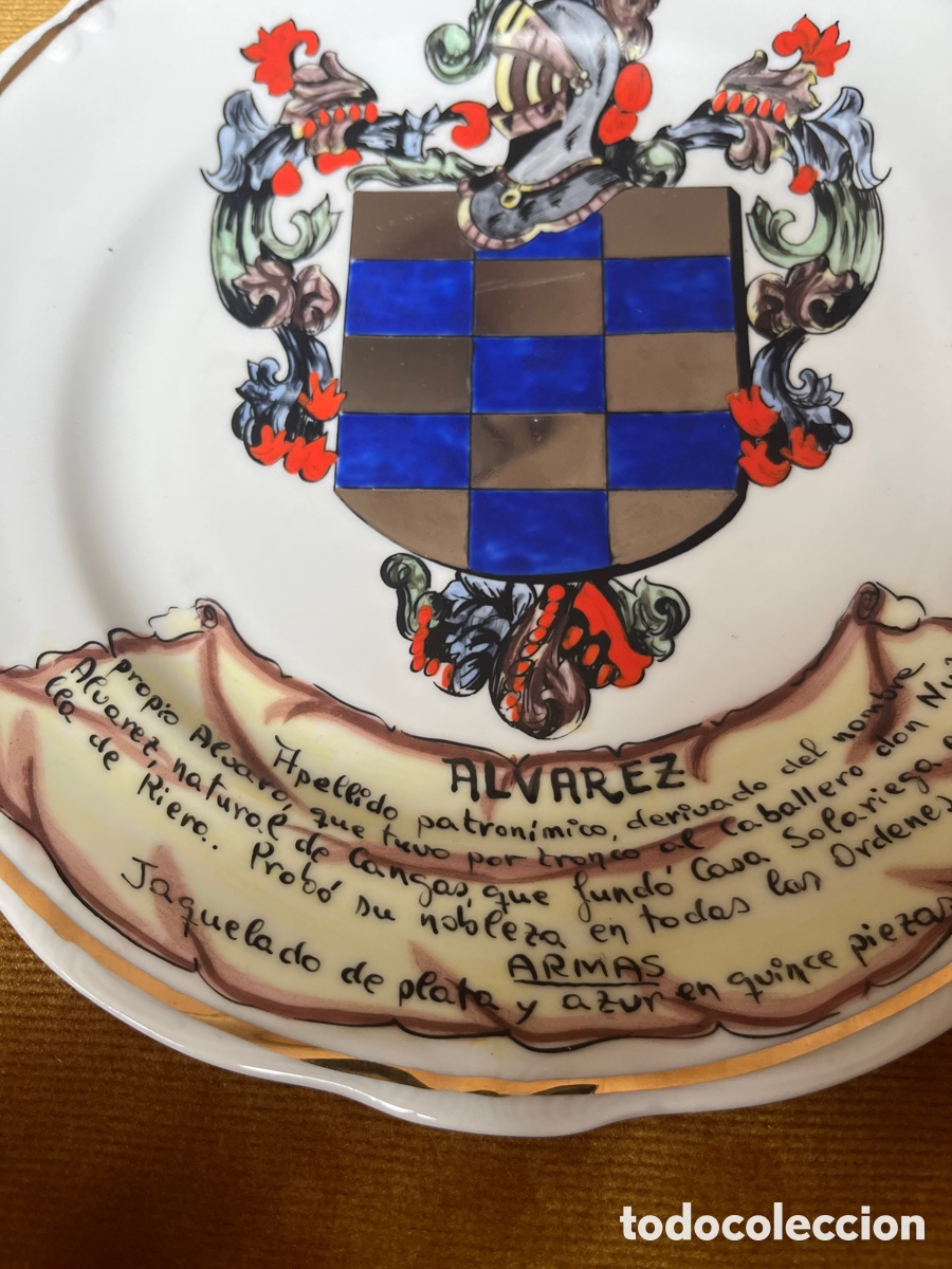 Antig&uuml;edades: Escudo apellido alvarez - Foto 3