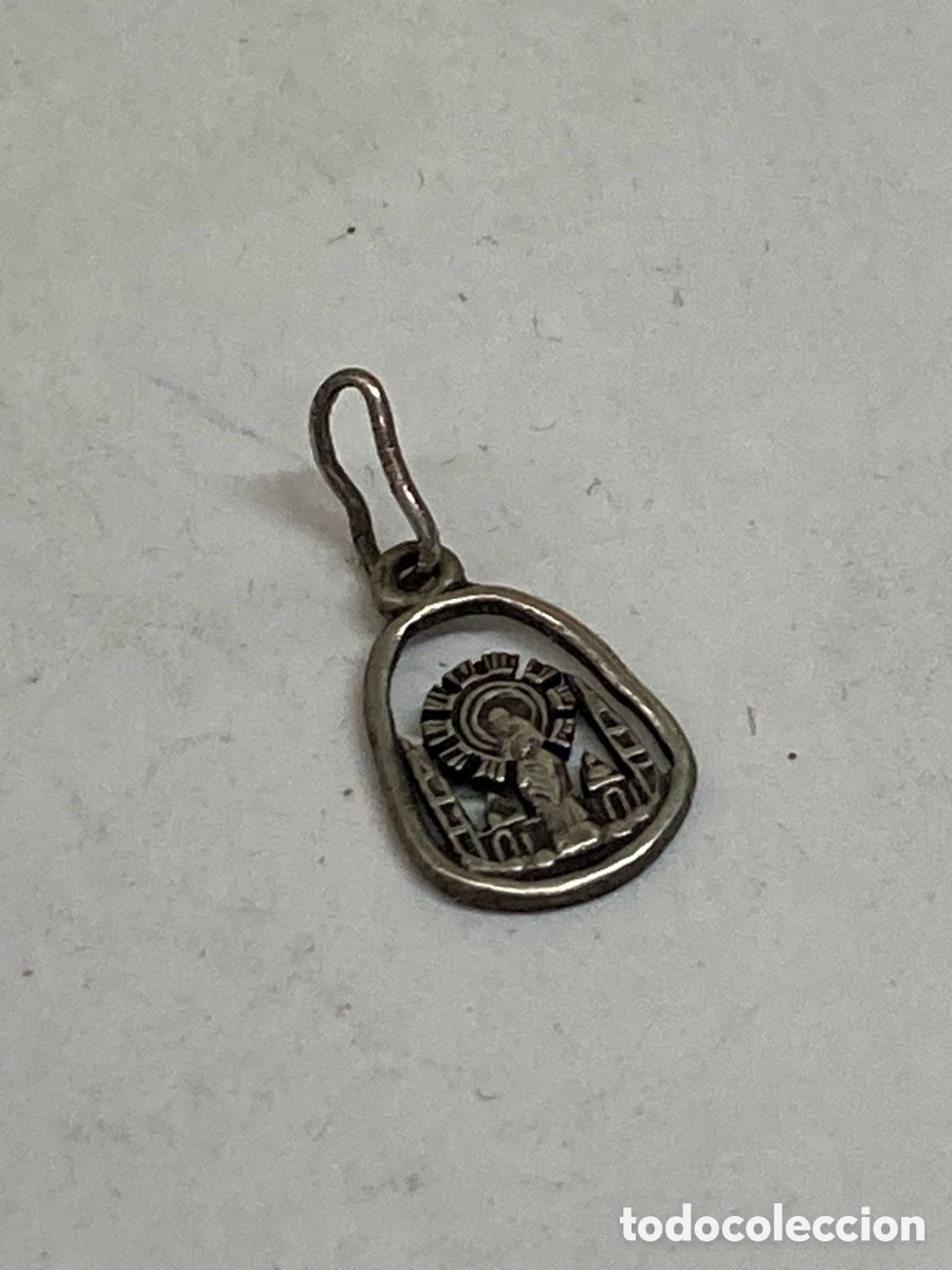 Antig&uuml;edades: Medalla de plata religiosa C542 - Foto 1