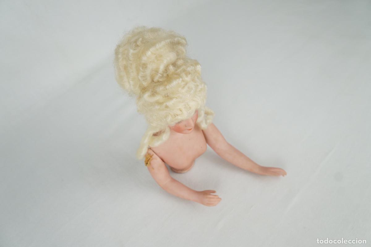 Antig&uuml;edades: Busto de mu&ntilde;eca en biscuit - Foto 2