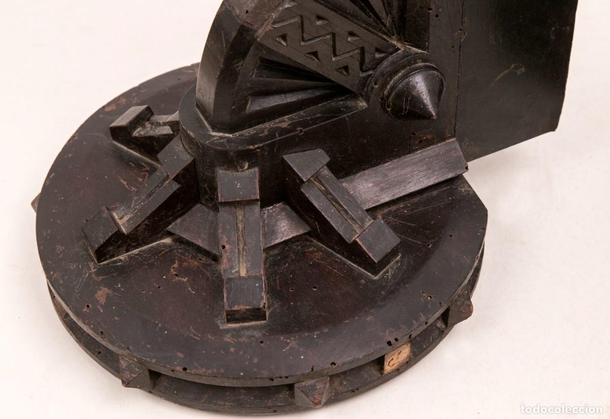 Antig&uuml;edades: SUJETALIBROS INGLESES - S. XIX - MADERA - Foto 14