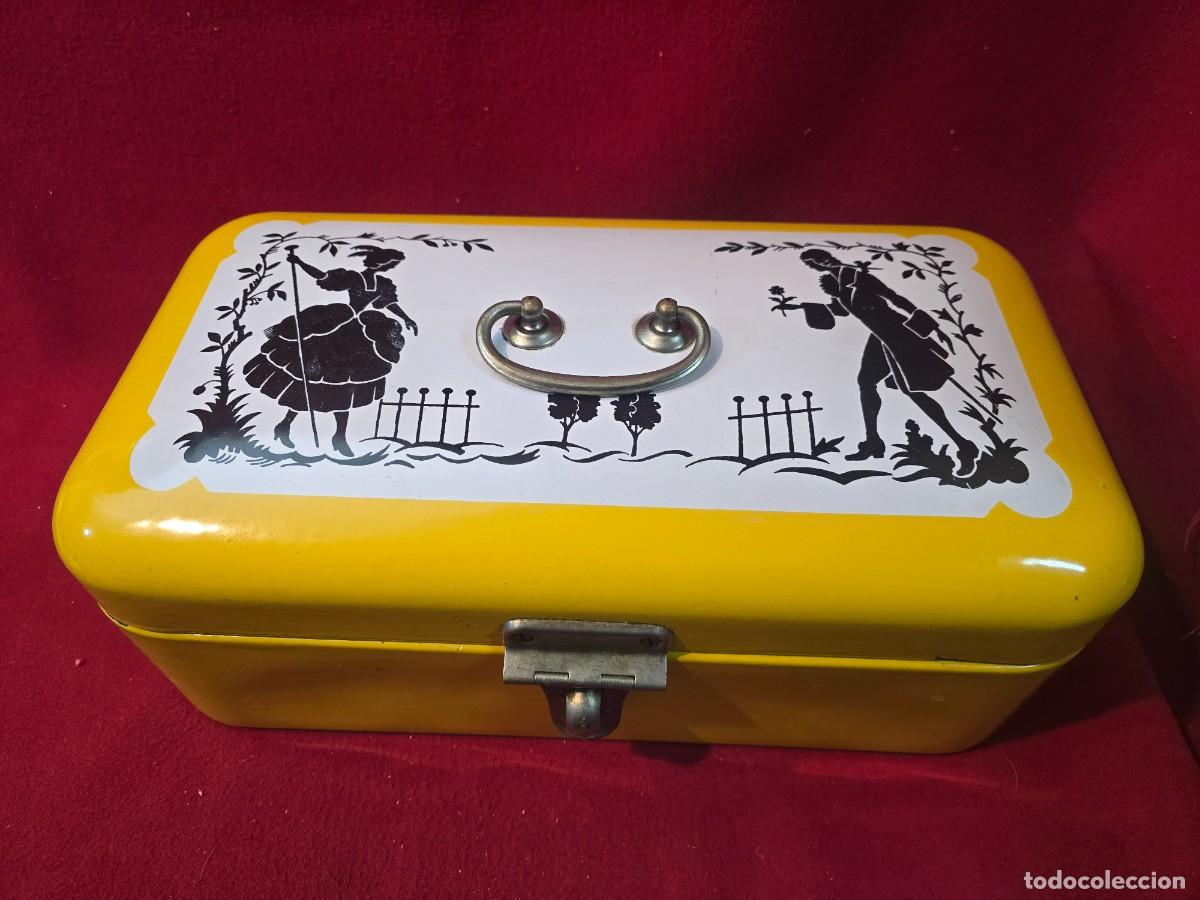Antig&uuml;edades: CAJA O PANERA ESMALTADA - Foto 1
