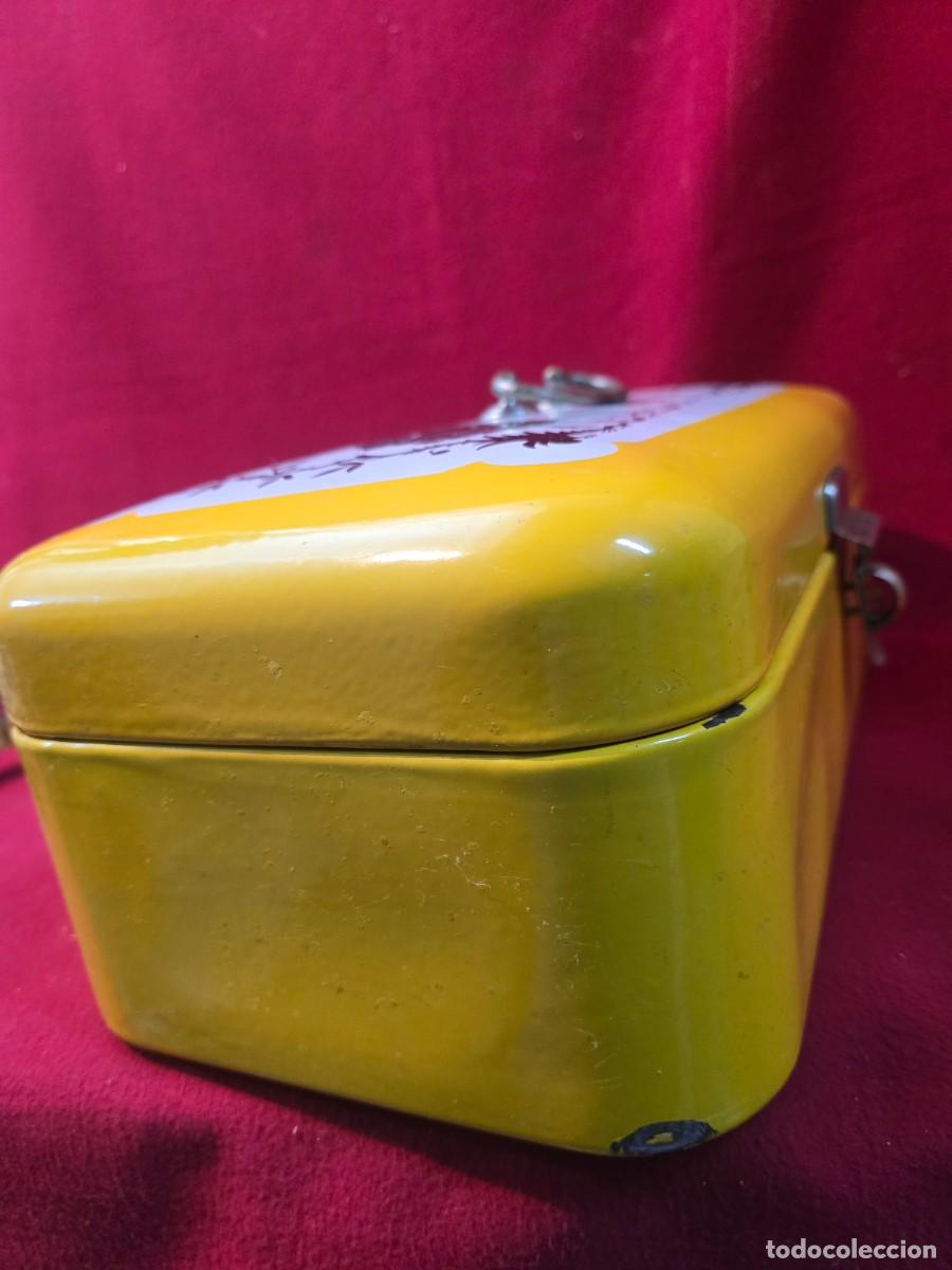 Antig&uuml;edades: CAJA O PANERA ESMALTADA - Foto 6