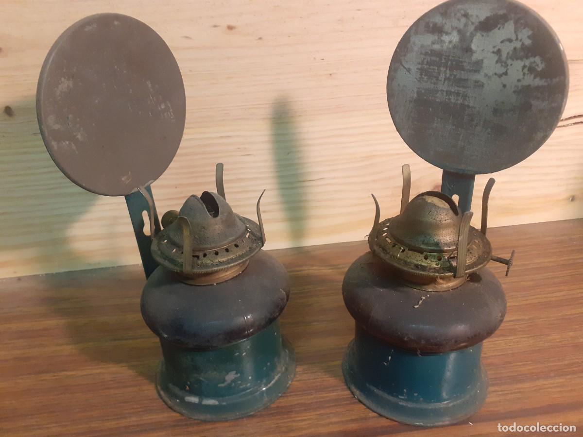 Antig&uuml;edades: Quinqu&eacute; de parafina pareja - Foto 1