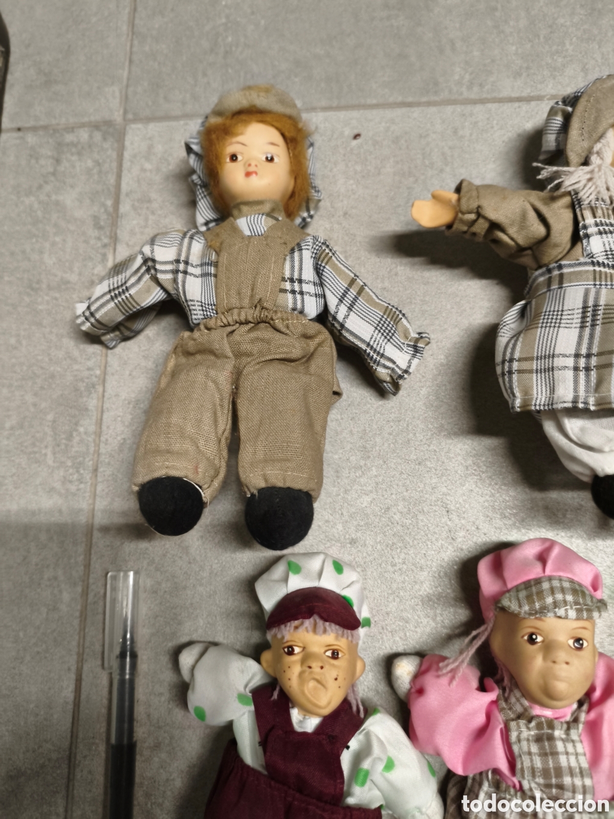 Antig&uuml;edades: Lote mu&ntilde;ecas porcelana - Foto 2
