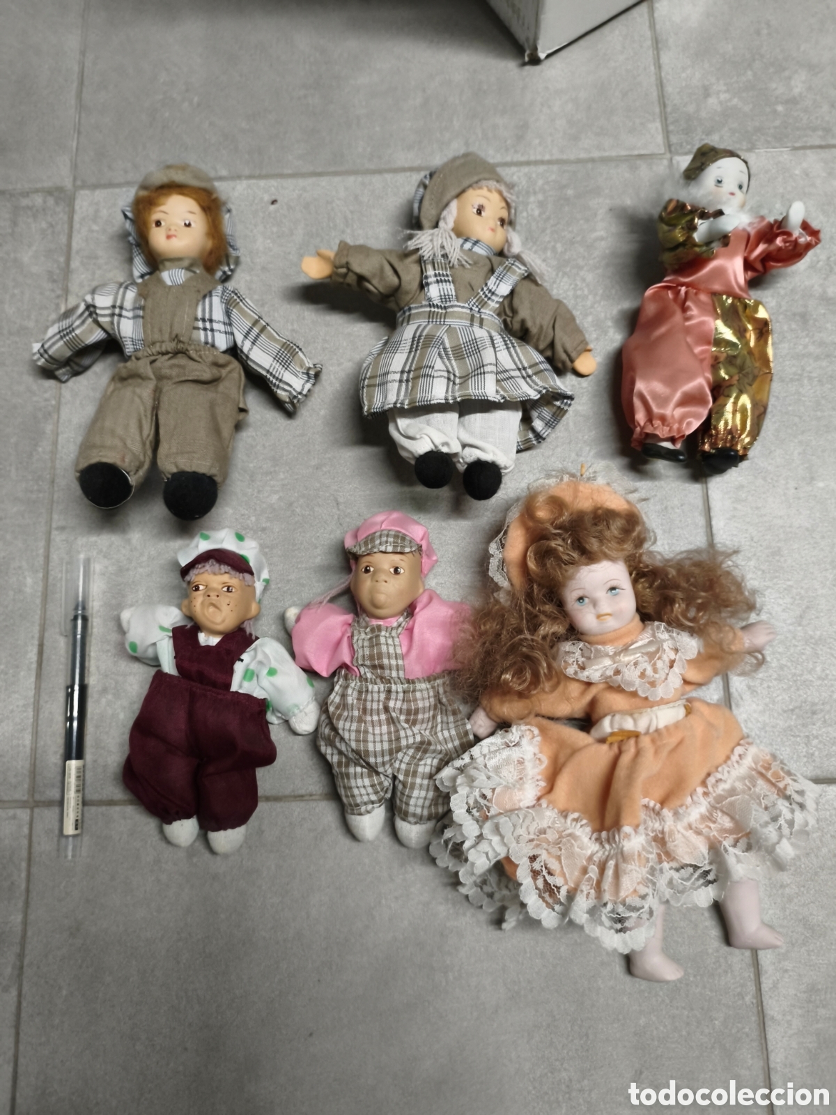 Antig&uuml;edades: Lote mu&ntilde;ecas porcelana - Foto 1