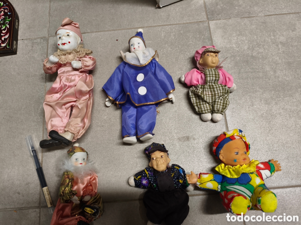 Antig&uuml;edades: Lote de mu&ntilde;ecos porcelana - Foto 2