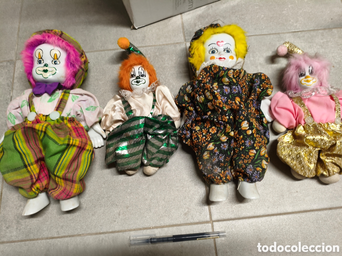 Antig&uuml;edades: Lote mu&ntilde;ecos porcelana - Foto 1