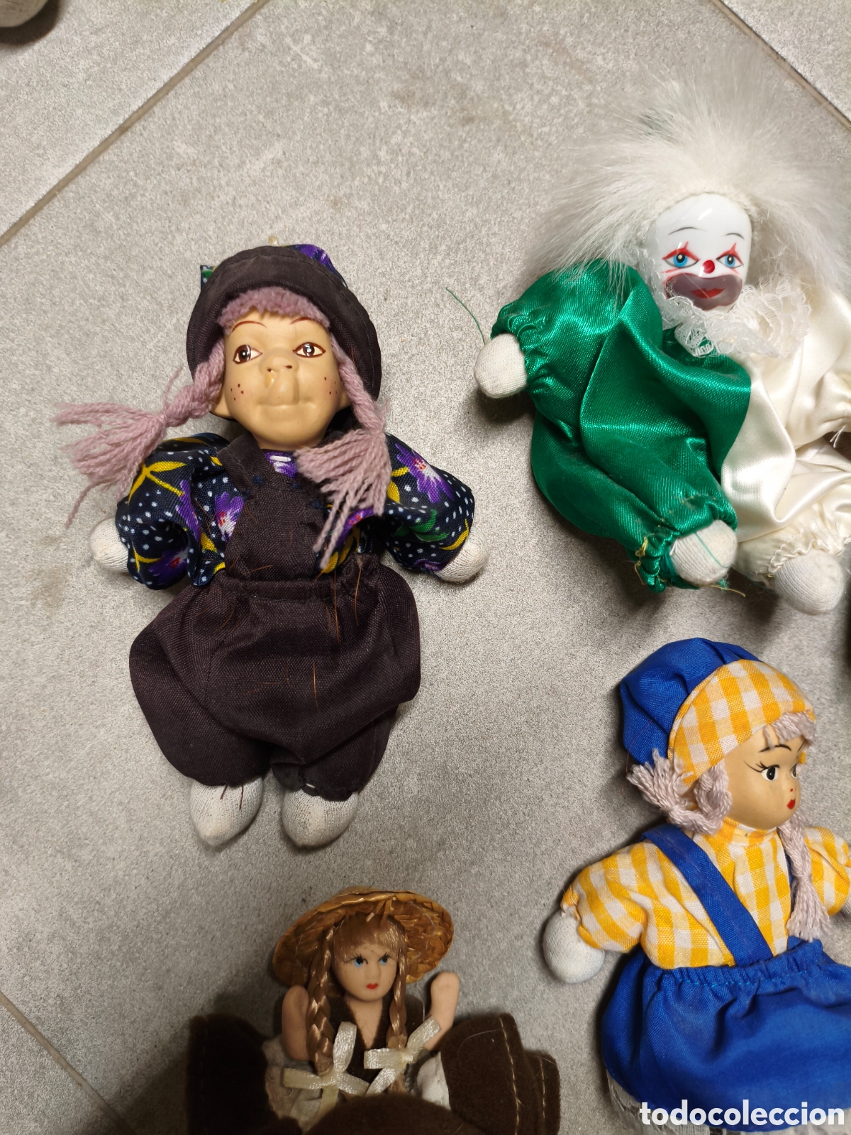 Antig&uuml;edades: Lote mu&ntilde;ecos de porcelana - Foto 2