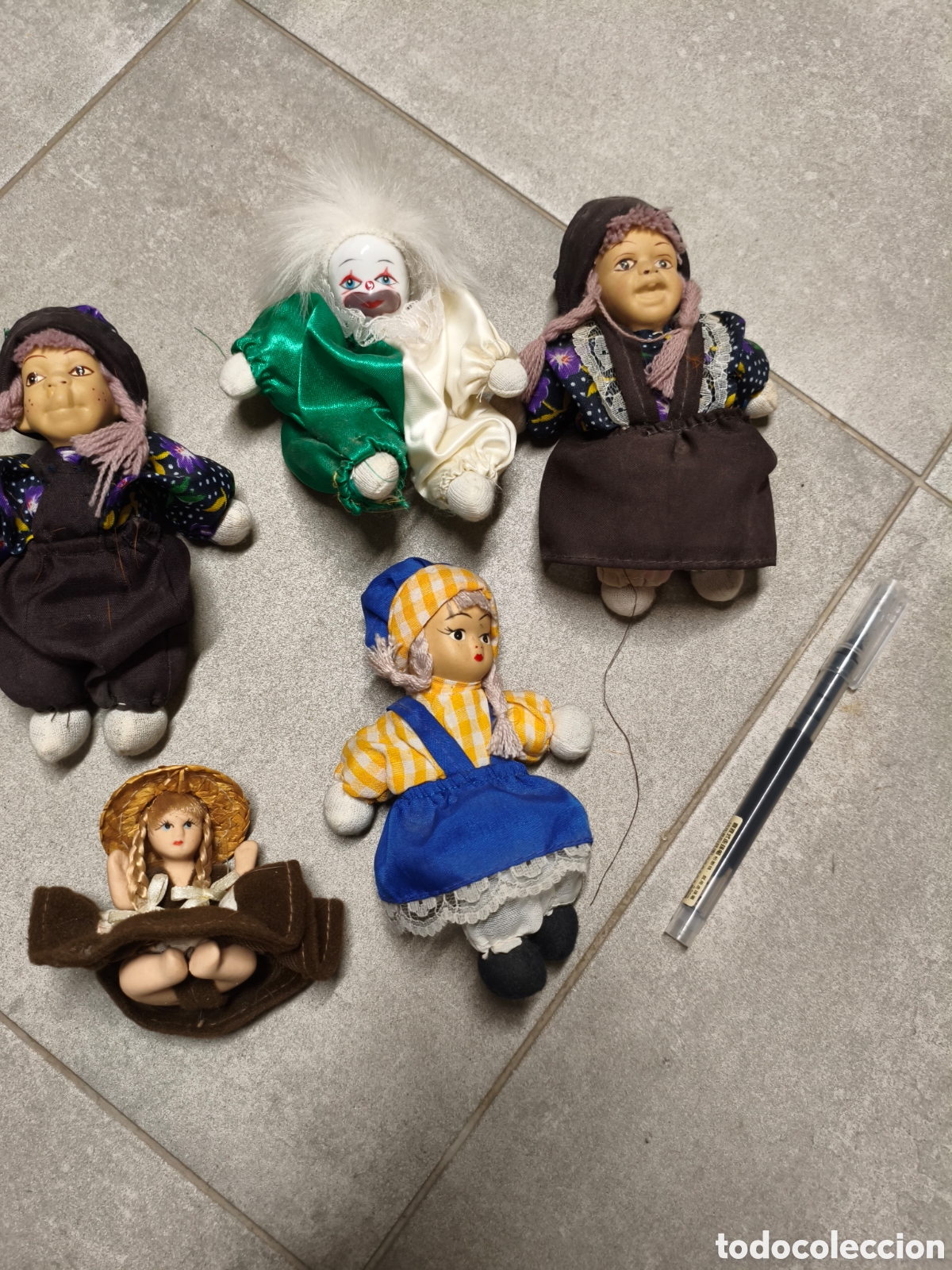 Antig&uuml;edades: Lote mu&ntilde;ecos de porcelana - Foto 5